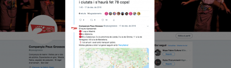 La Companyia Peus Grossos té Twitter!